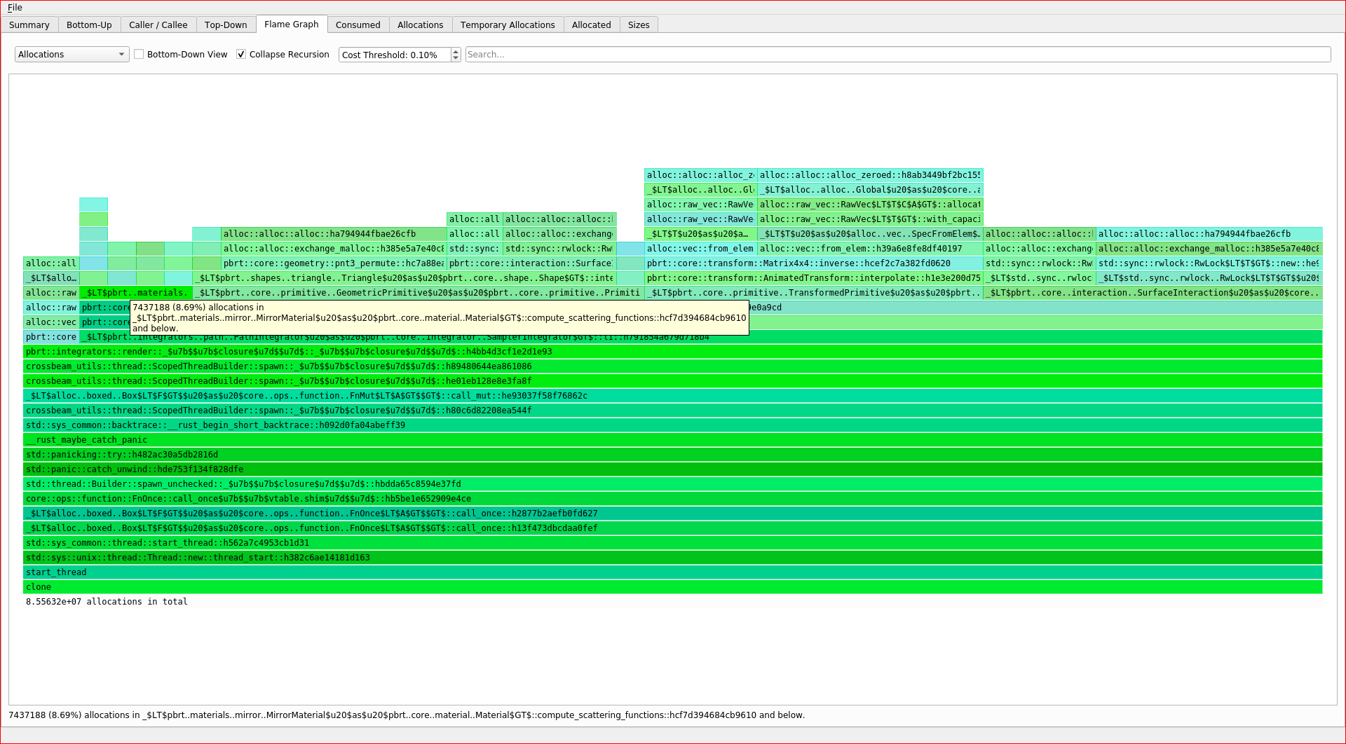 Flamegraph Rust